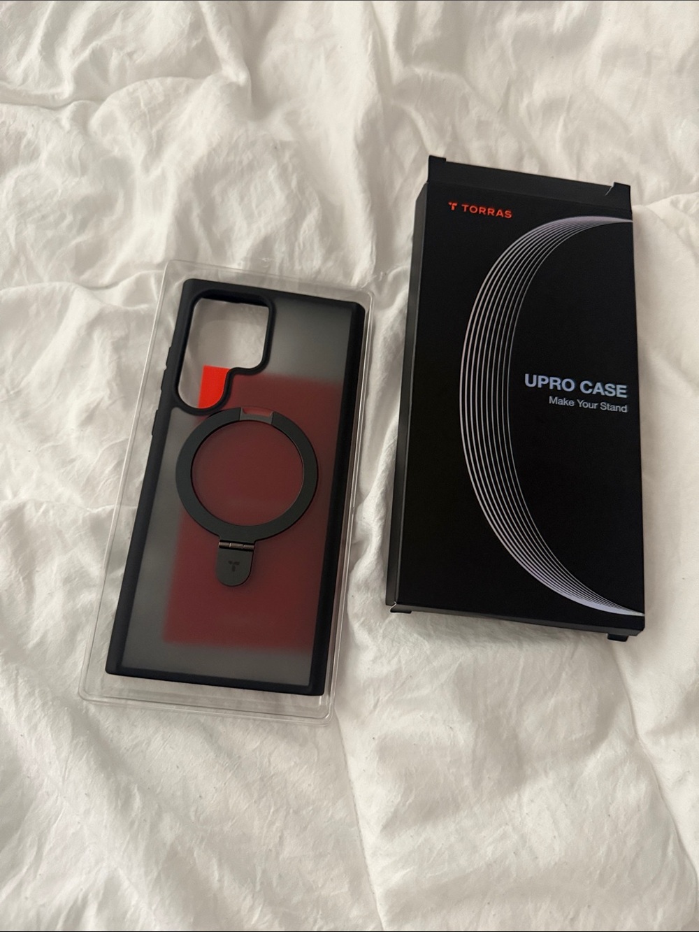 Red UPRO Magnetic Ring Phone Case